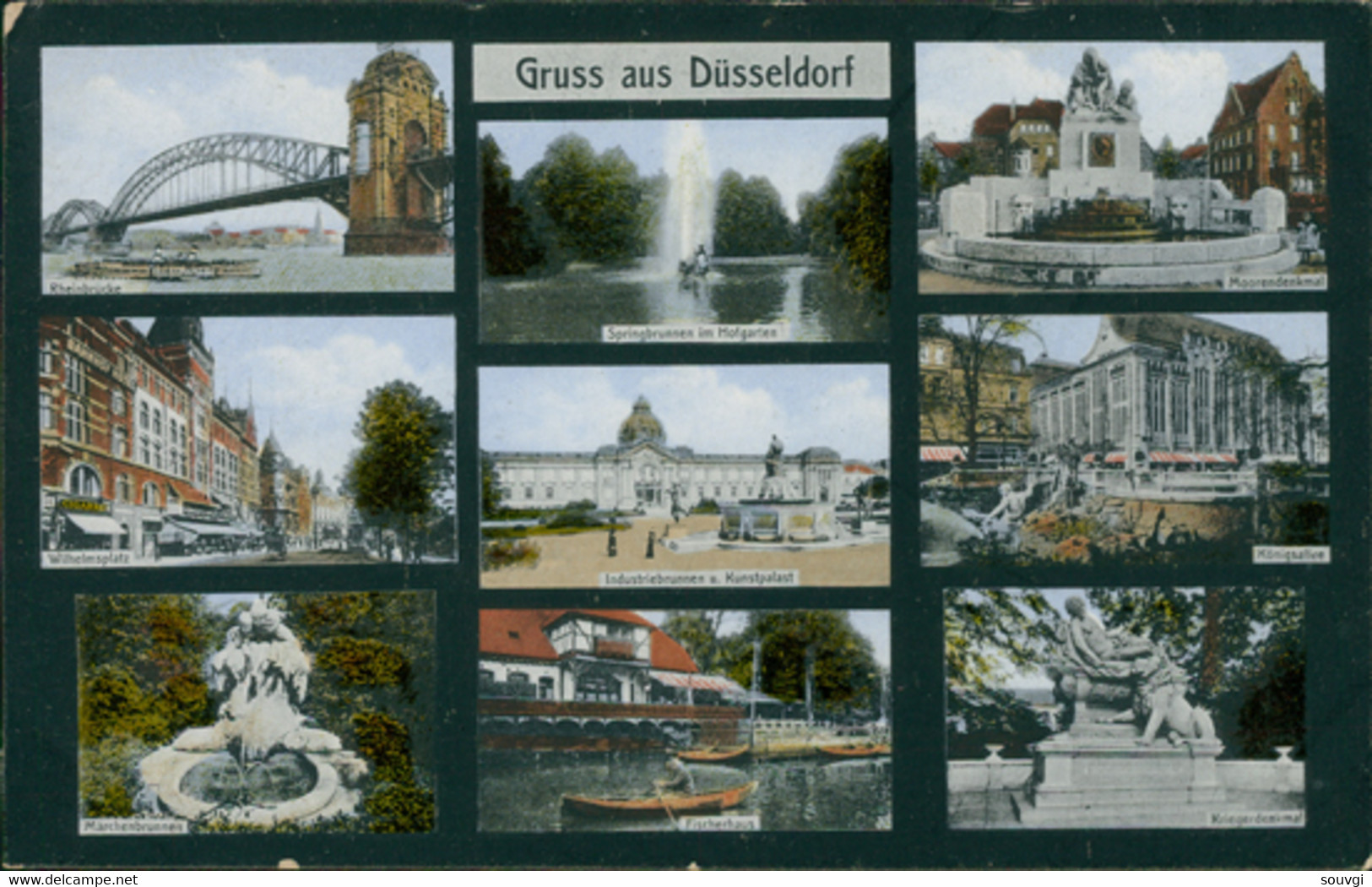 DE DUSSELDORF /  55 Cartes couleurs - Non Ecrites au Verso /