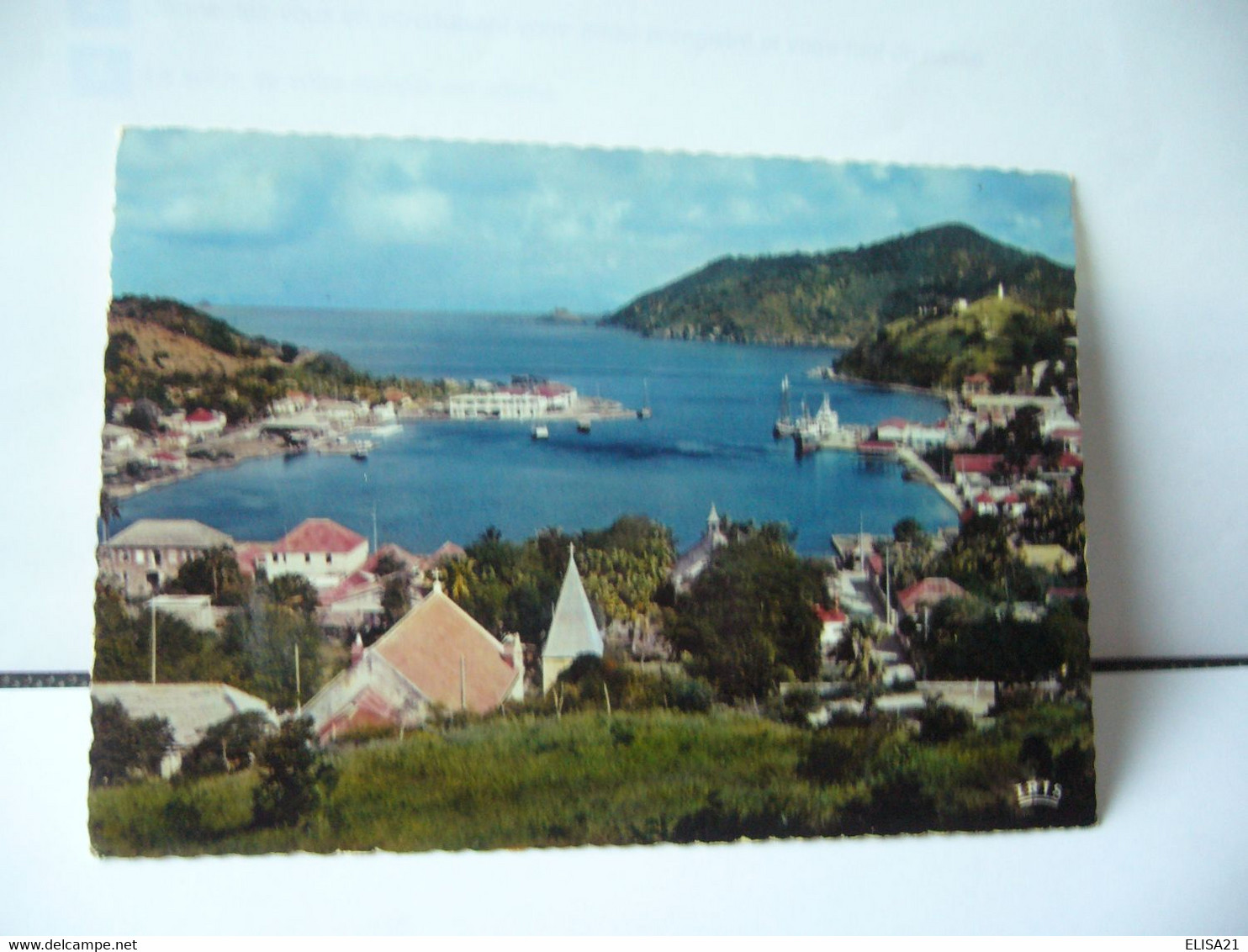 210. SAINT BARTHELEMY GUADELOUPE OUTRE MER LA RADE DE GUSTAVIA CPSM - Saint Barthelemy