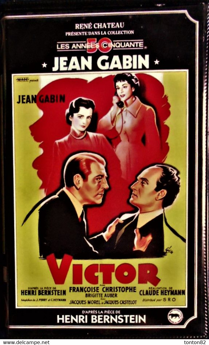 VICTOR - Jean Gabin - Françoise Christophe - ( Cassette VHF ) . - Drame