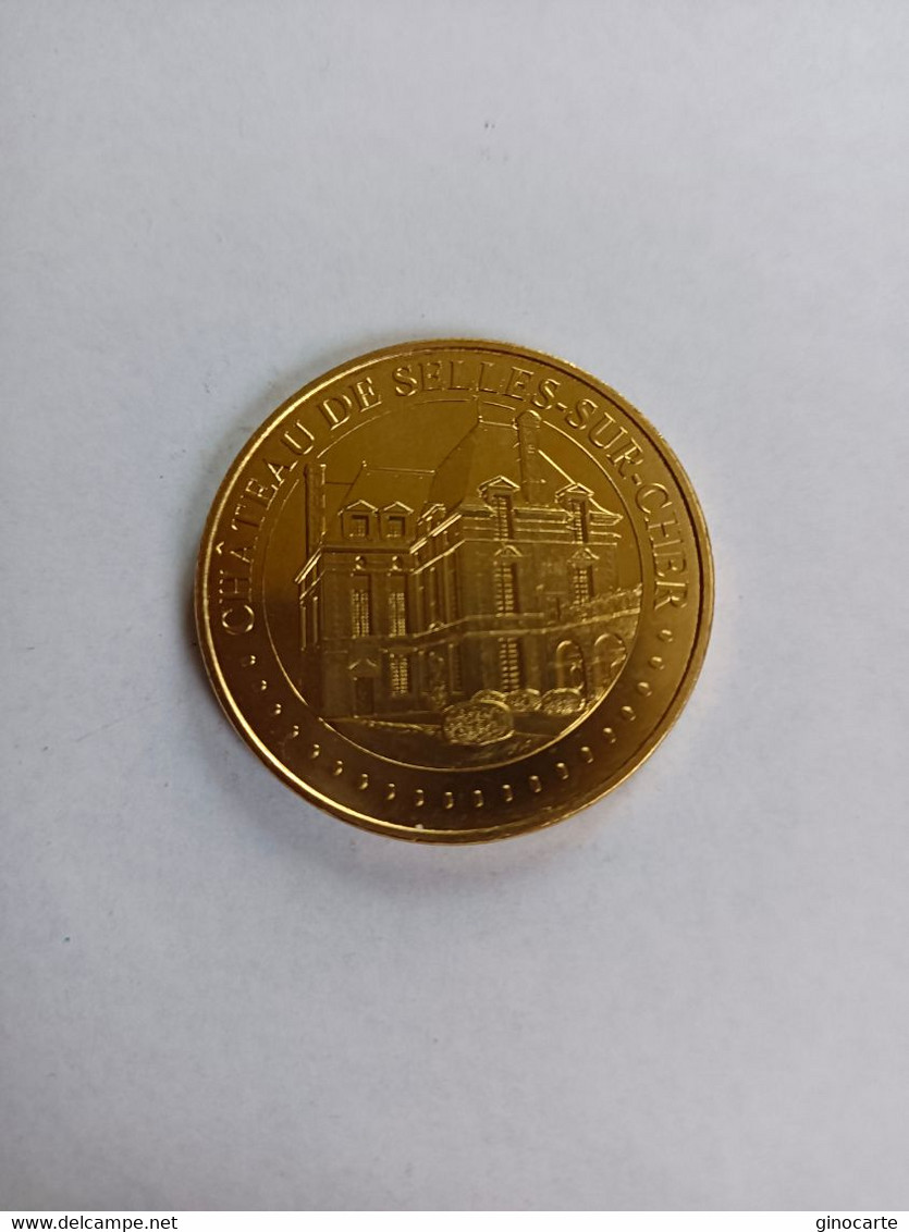 Monnaie De Paris MDP Jeton Touristique Medaille Selles Sur Cher Chateau 2019 - Autres & Non Classés