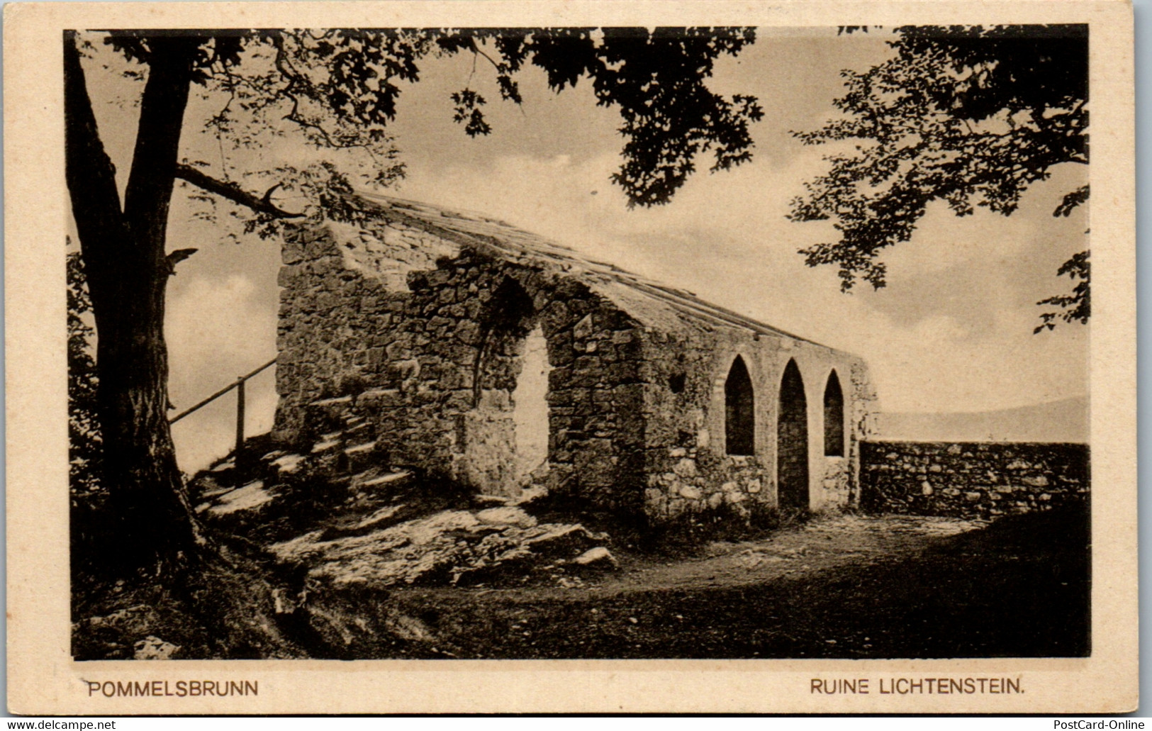 42399 - Deutschland - Pommelsbrunn , Pommelsbrunn , Ruine Lichtenstein - Nicht Gelaufen - Hersbruck