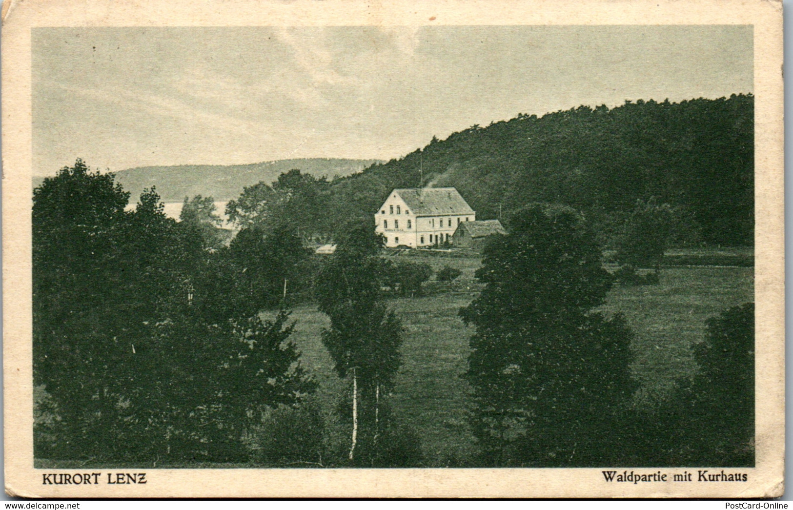 42581 - Deutschland - Lenz , Waldpartie Mit Kurhaus - Gelaufen 1923 - Plau