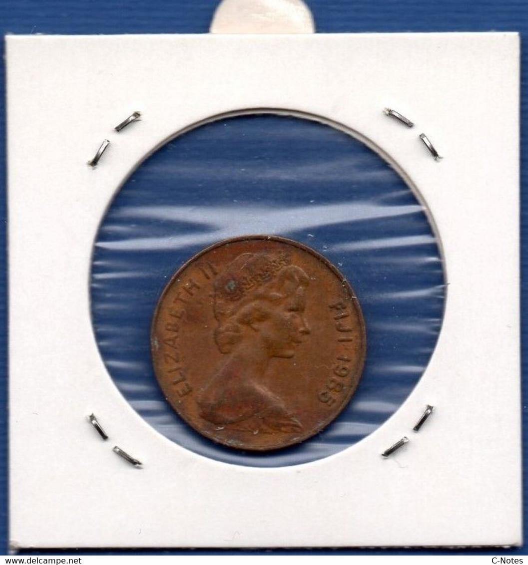 FIJI - 2 Cents 1985 -  See Photos -  Km 28 - Fidschi