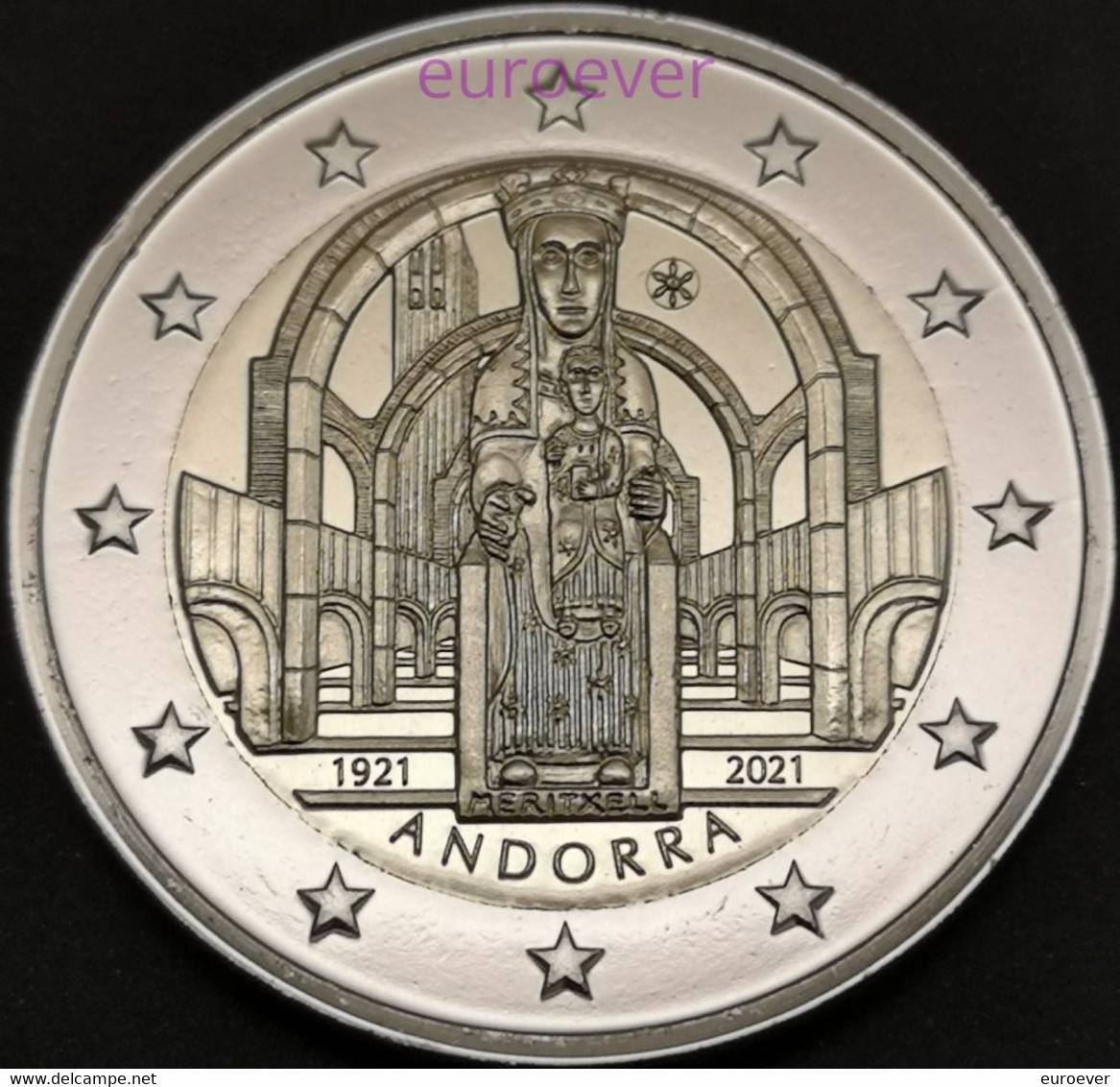 2 Euro Gedenkmünze 2021 Nr. 30 - Andorra - Frau Von Meritxell UNC Aus Coincard - Andorra