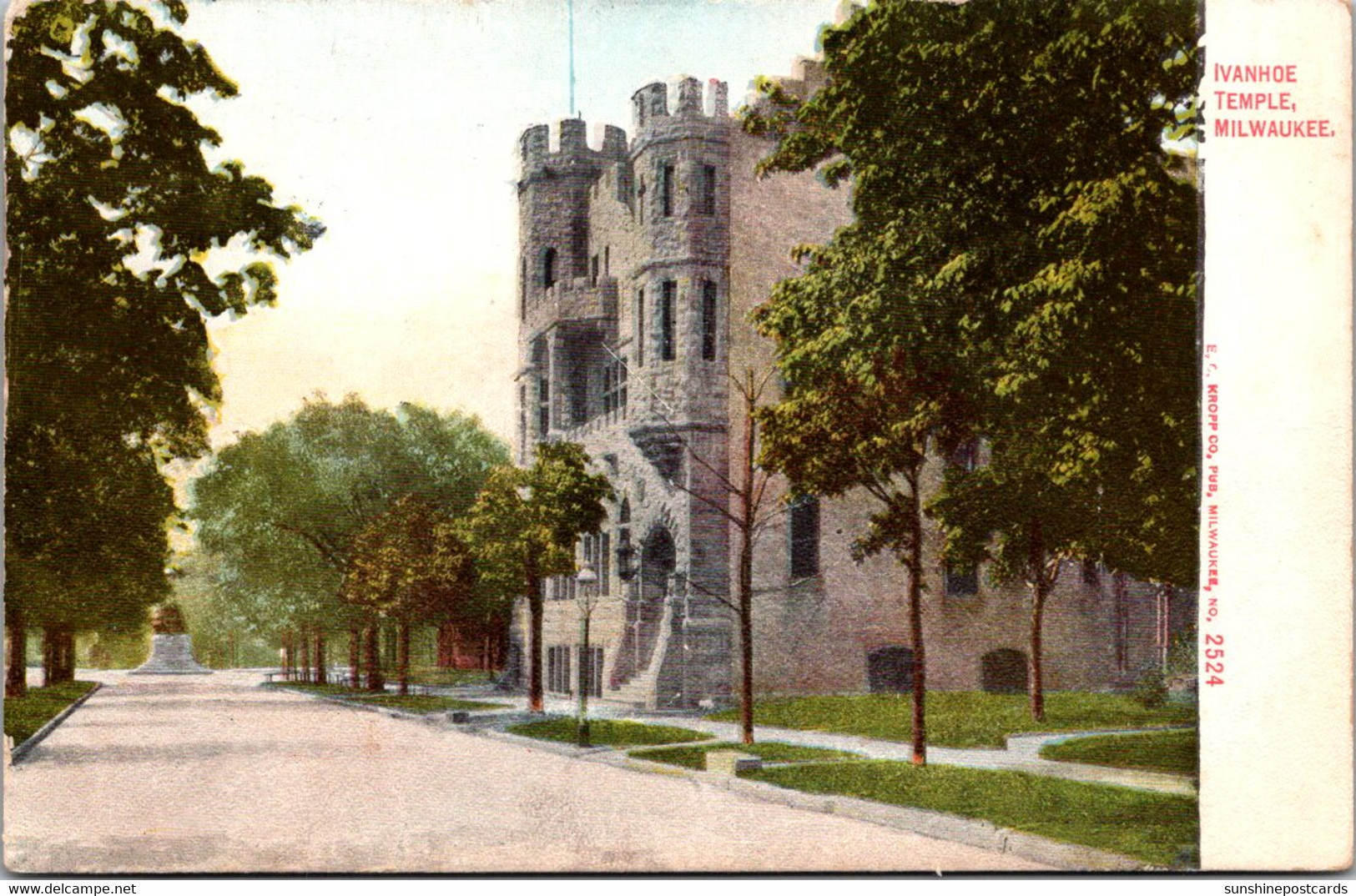 Wisconsin Milwaukee The Ivanhoe Temple 1909 - Milwaukee