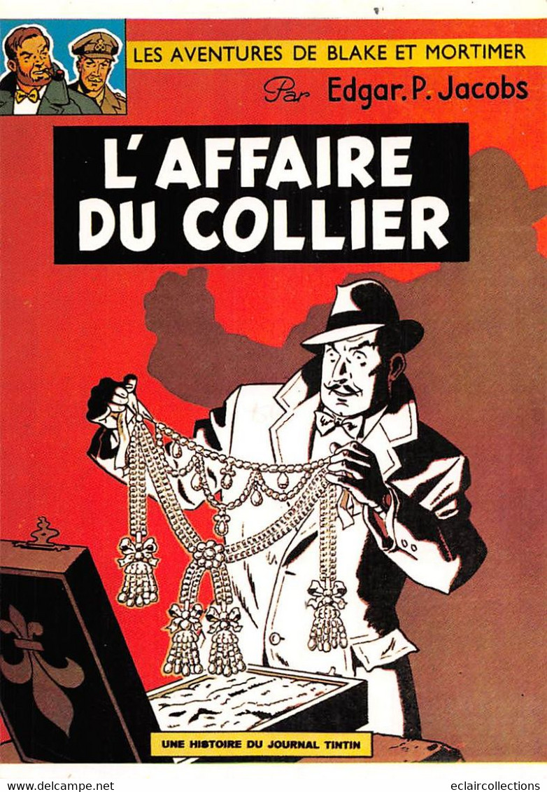 Thème. Presse Bande Dessinée Black Et Mortimer . L'affaire Du Collier  . 10x15  (voir Scan) - Comics