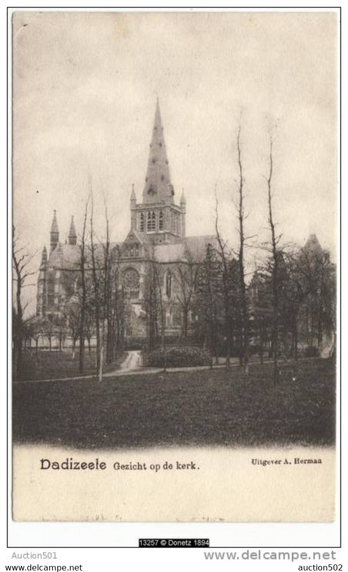 13257g DADIZEELE - Gezicht Op De Kerk - Eglise - 1911 - Moorslede