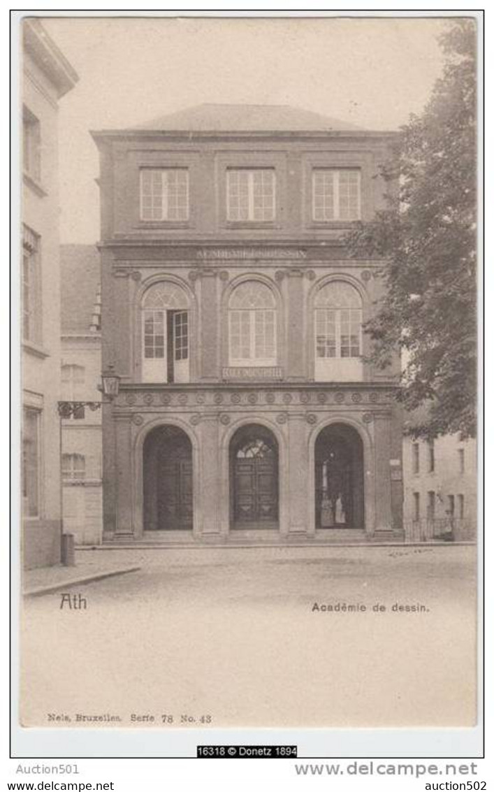 16318g ACADEMIE De DESSIN - ECOLE INDUSTRIELLE - Ath - Ath