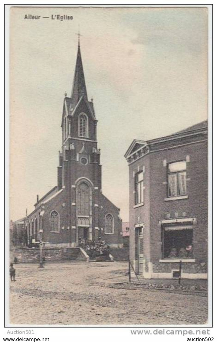 17712g EGLISE - Alleur - Colorisée - Ans