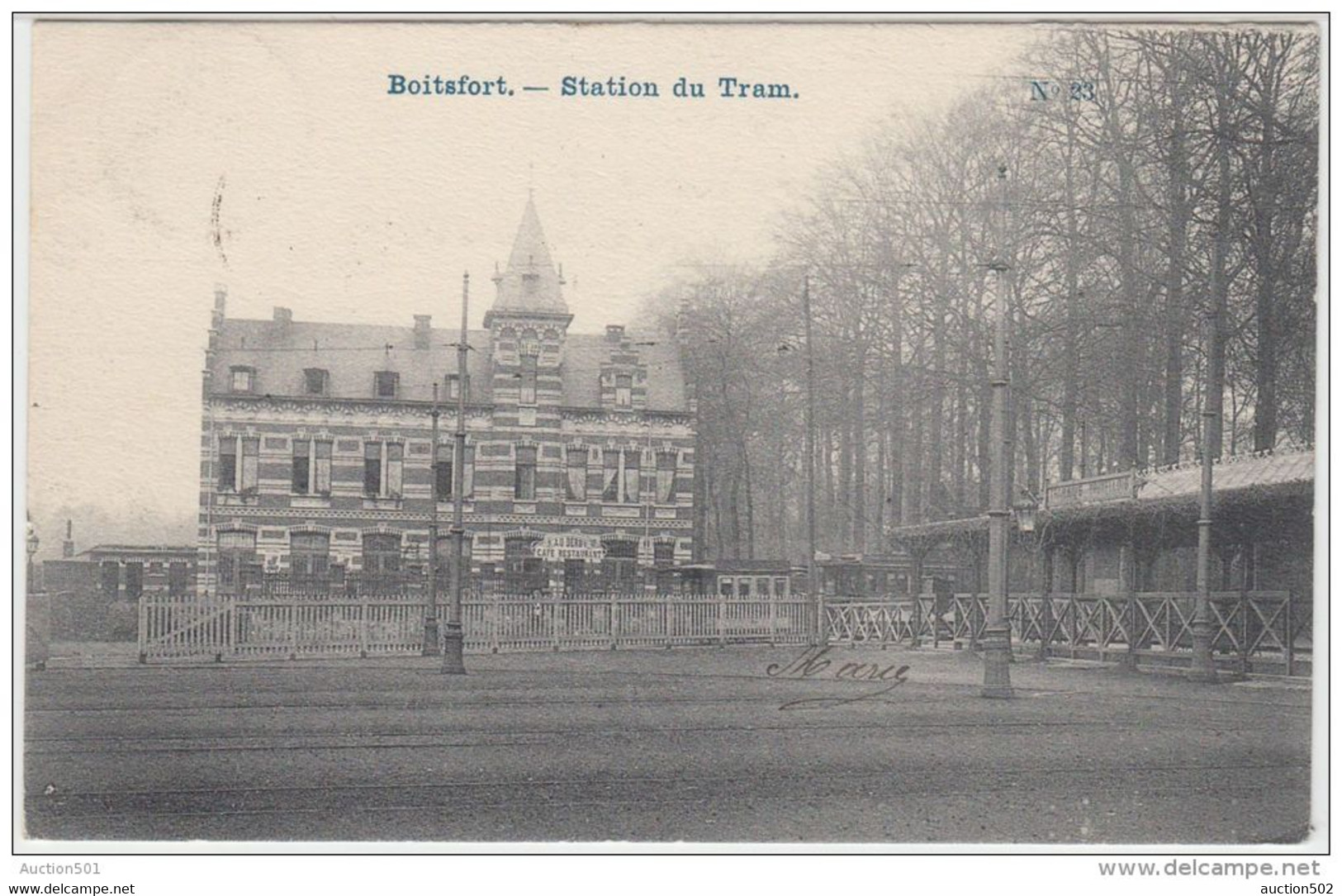 21137g STATION Du TRAM - Boitsfort - 1905 - Watermael-Boitsfort - Watermaal-Bosvoorde