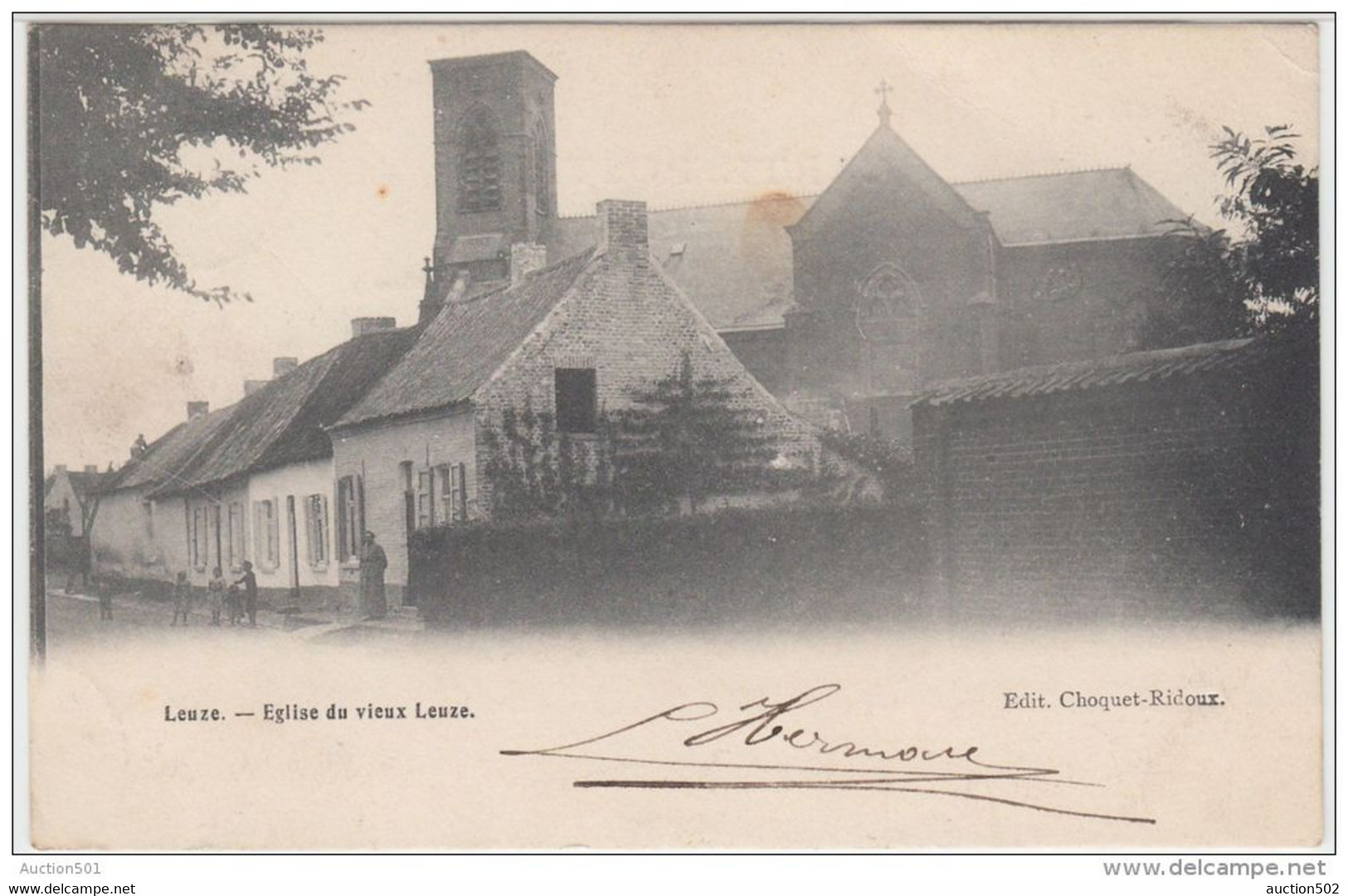 21175g EGLISE Du VIEUX LEUZE - 1904 - Leuze-en-Hainaut