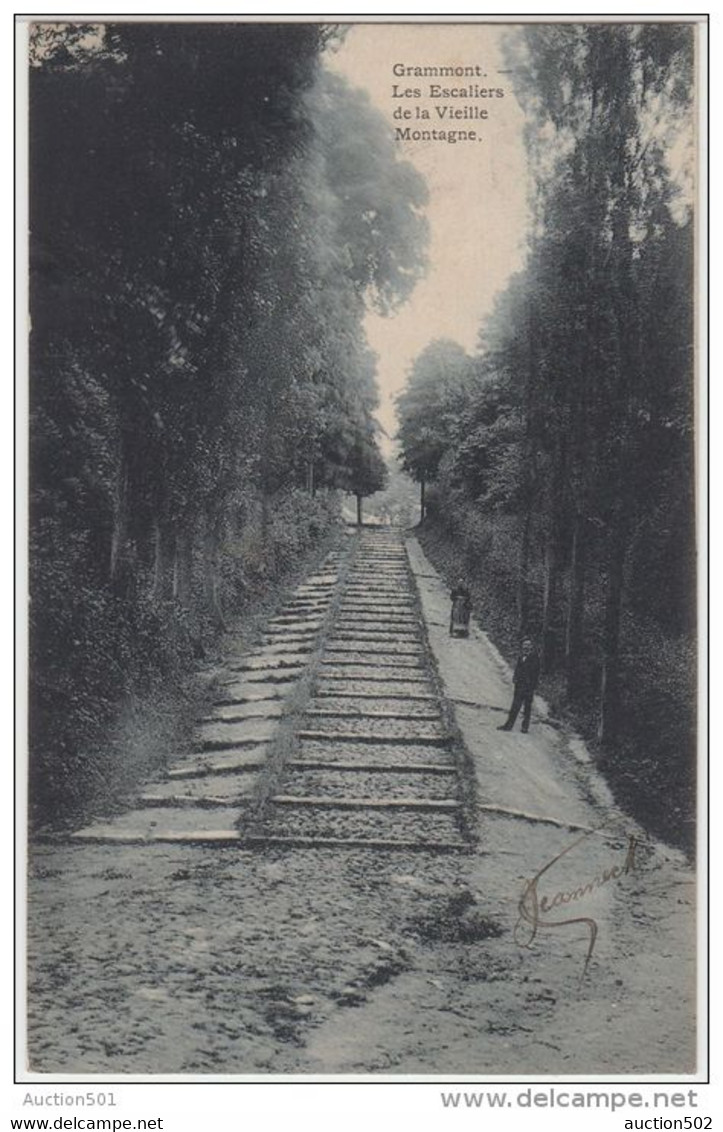 23199g ESCALIERS De La VIEILLE MONTAGNE - Grammont - 1909 - Geraardsbergen