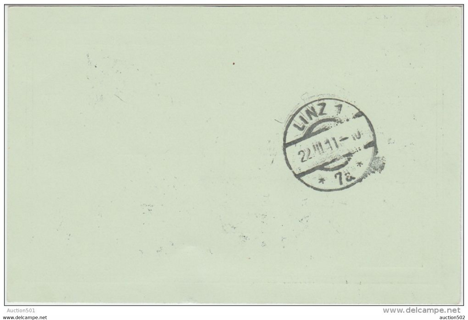 24173 Registered 3-colour Franking Psc SOFIA To LINZ 1911, Arrival On Reverse, No Message - Postcards