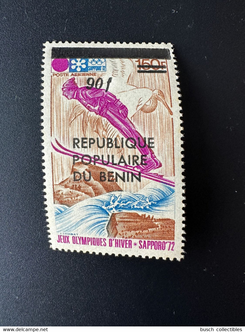 Bénin 1985 Mi. 412 Jeux Olympiques D'hiver Sapporo '72 Winter Olympic Games Surchargé Overprint MNH** - Bénin – Dahomey (1960-...)