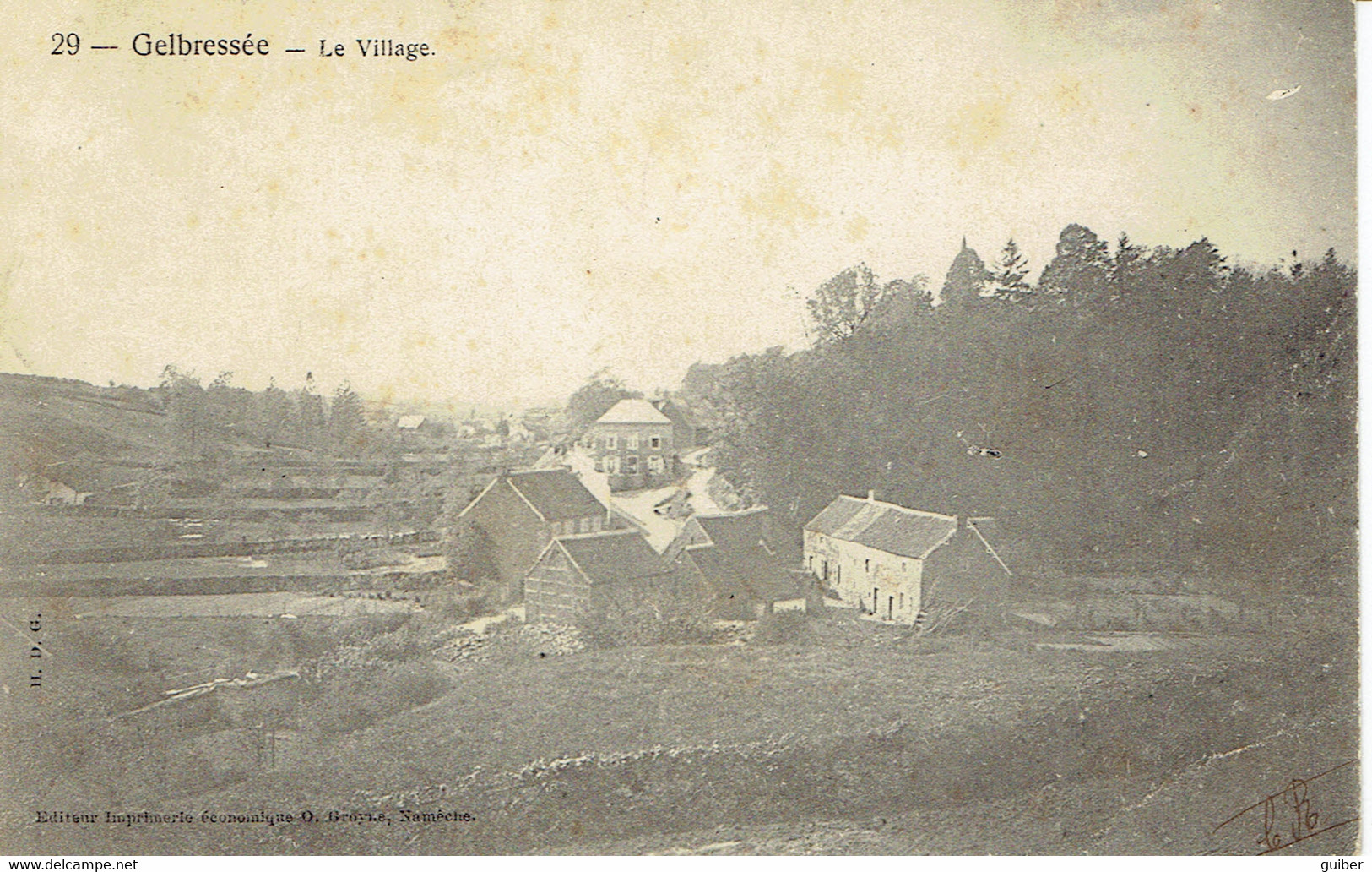 Gelbressée (fernelmont) Le Village N°29 Groyne Nameche - Fernelmont