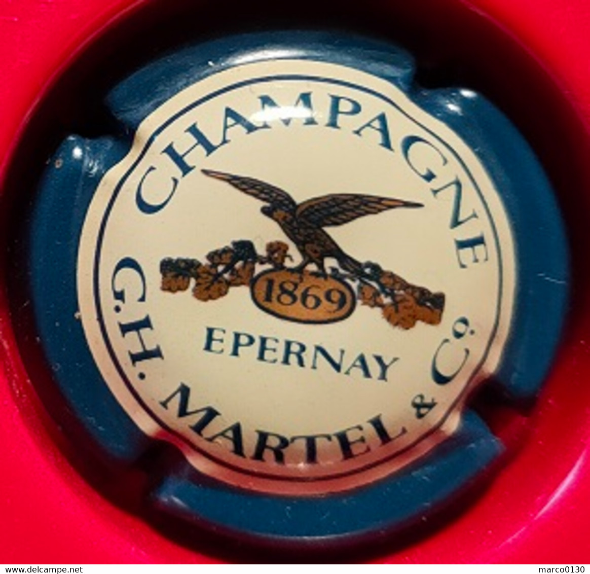 CAPSULE DE CHAMPAGNE MARTEL G.H. ET C° N° 19 - Martel GH