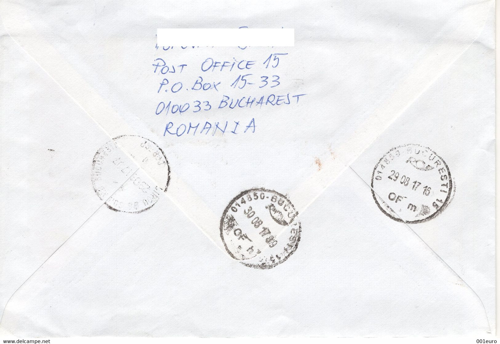 ROMANIA: TRANSYLVANIA LANDSCAPES, Cover Returned From Germany - Registered Shipping! - Briefe U. Dokumente