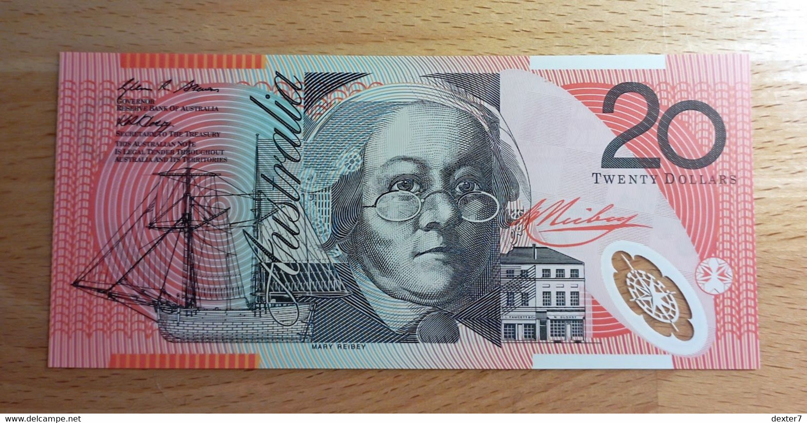 Australia 20 Dollars 1994-2013 UNC FdS Stevens Henry 2007-2010 Polymer - 2005-... (polymer Notes)