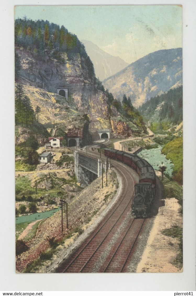SUISSE - TESSIN - Ferrovia Del Gottardo - Galleria Spirale Del Prato (passage Train) - Prato