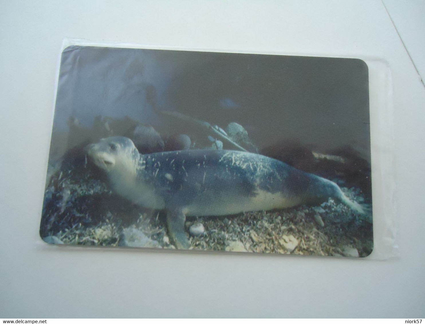 GREECE  MINT PHONECARDS  ANIMALS SEAL   2 SCAN - Fish