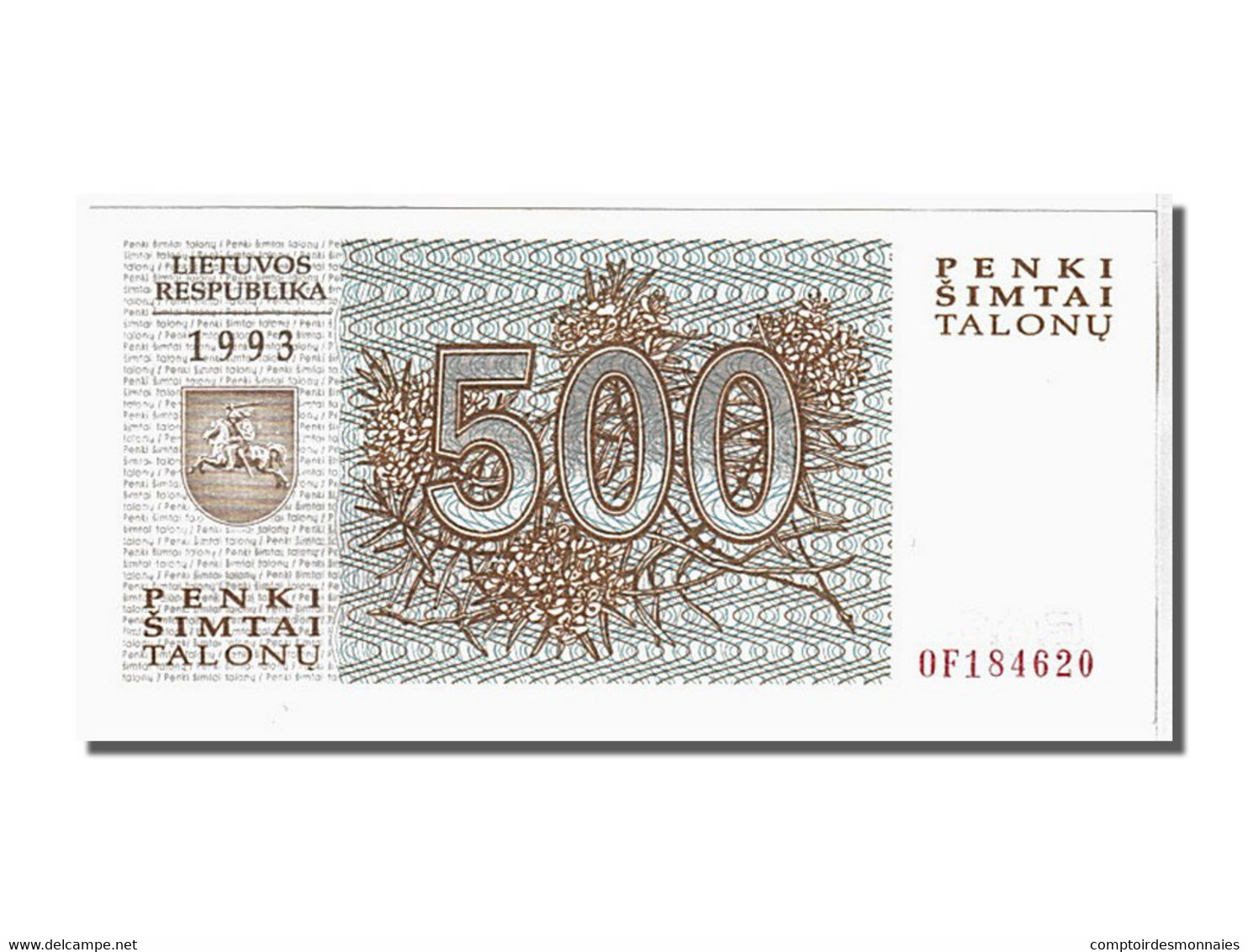 Billet, Lithuania, 500 Talonu, 1993, KM:46, NEUF - Lithuania