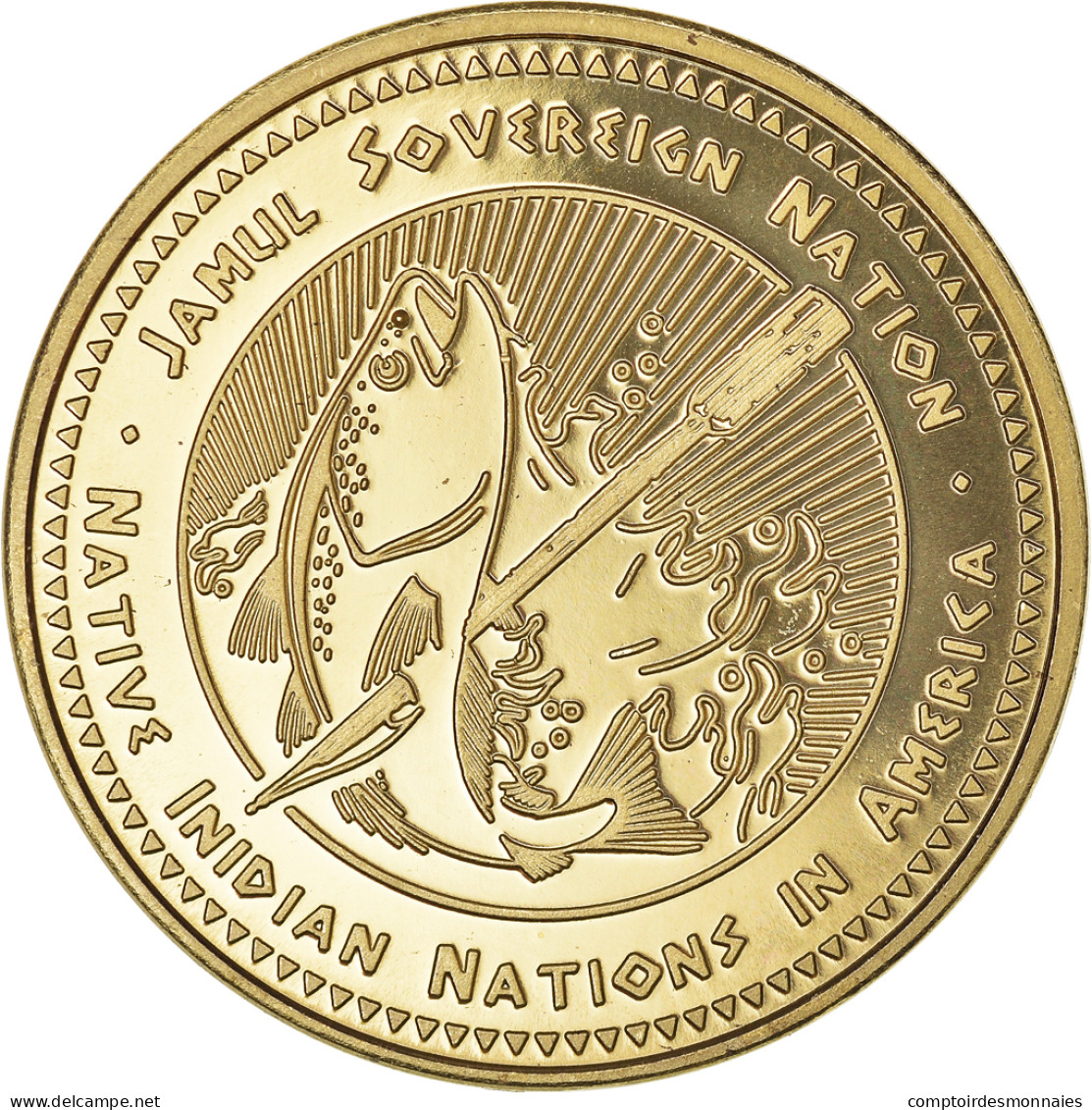 Monnaie, États-Unis, Dollar, 2021, U.S. Mint, Passamaquoddy Tribes.BE. Fantasy - Gedenkmünzen