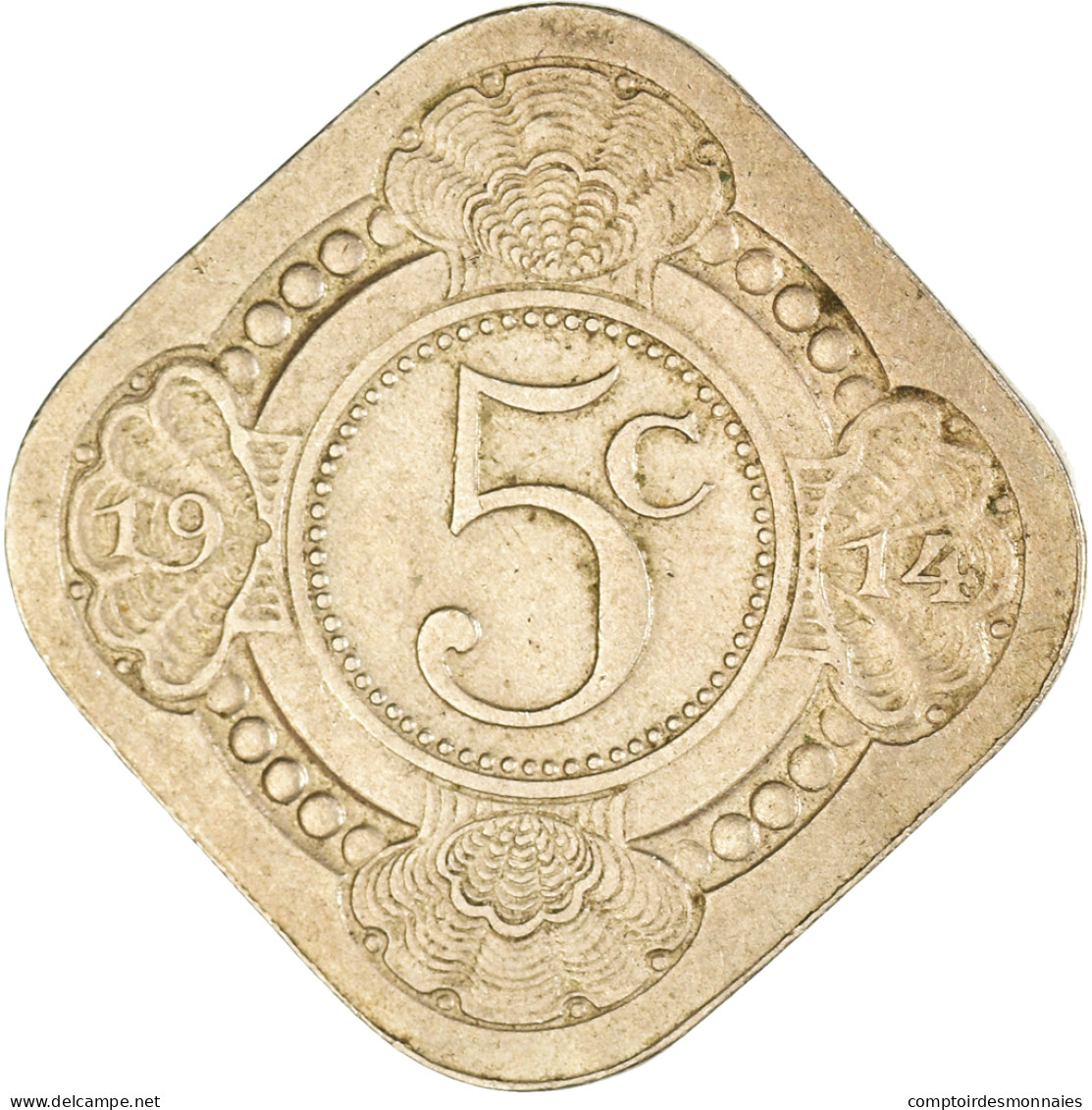 Monnaie, Pays-Bas, 5 Cents, 1914 - 5 Cent