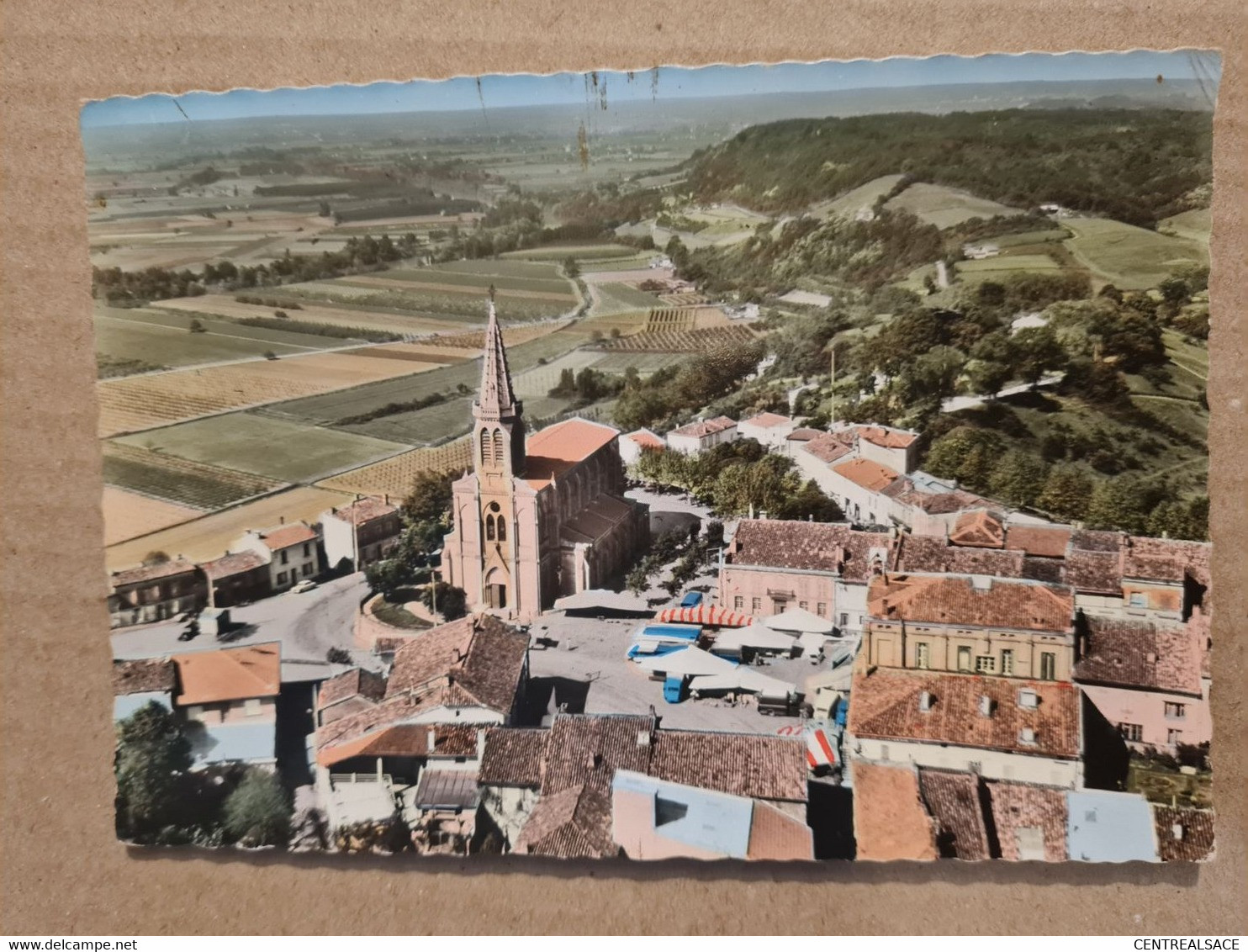 Carte LAFRANCAISE Vue D'ensemble En Avion Au Dessus - Lafrancaise