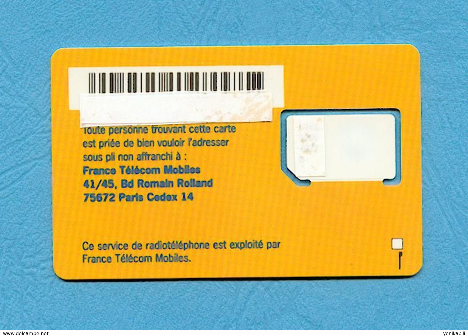 ( 5900 ) - Carte GSM - France - ITINERIS - OLA  - ( Neuve ) - *** EC *** - Voir Scan - - Mobicartes (GSM/SIM)