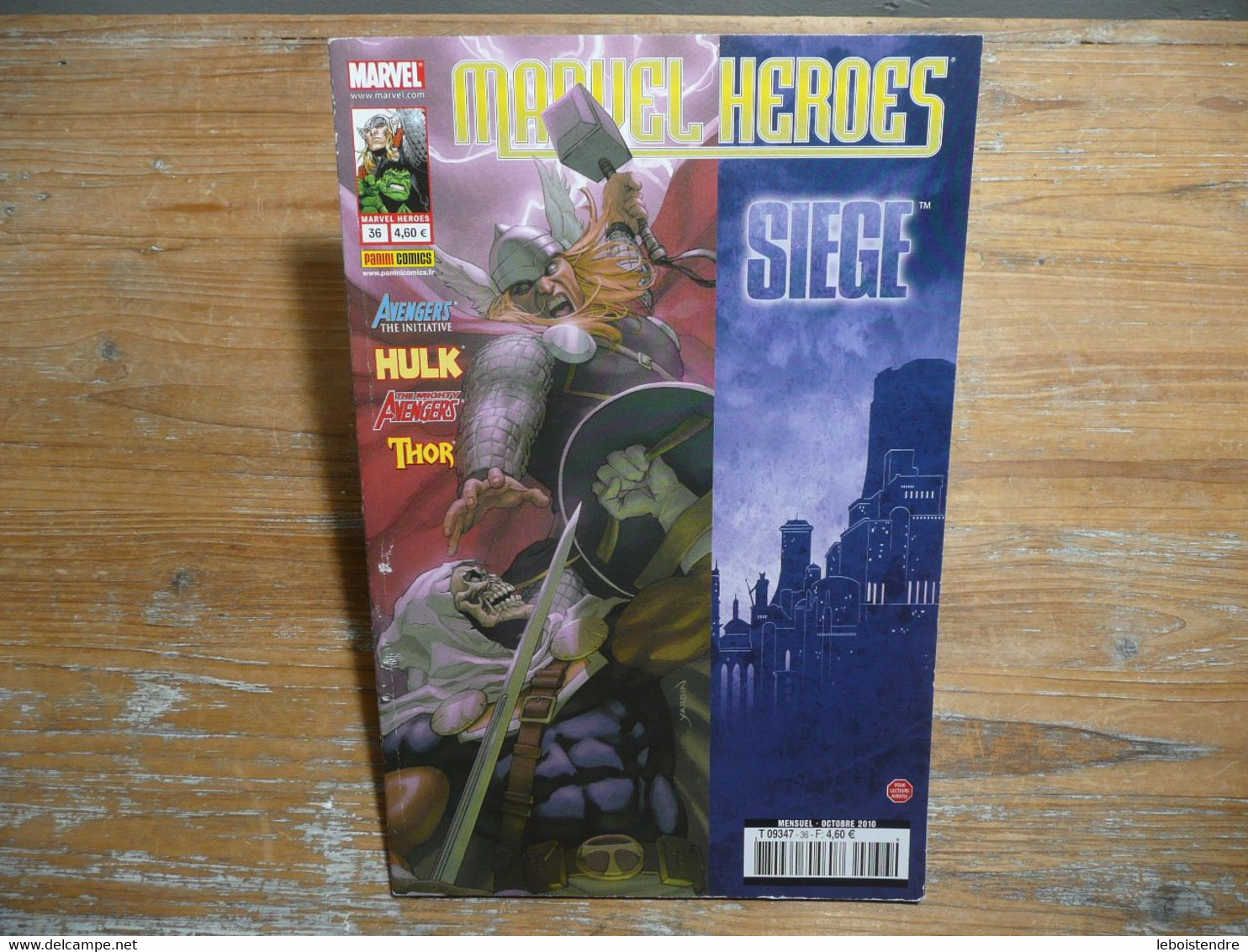 MARVEL HEROES N 36 OCTOBRE 2010 CARPE DIEM MARVEL COMICS PANINI FRANCE - Marvel France