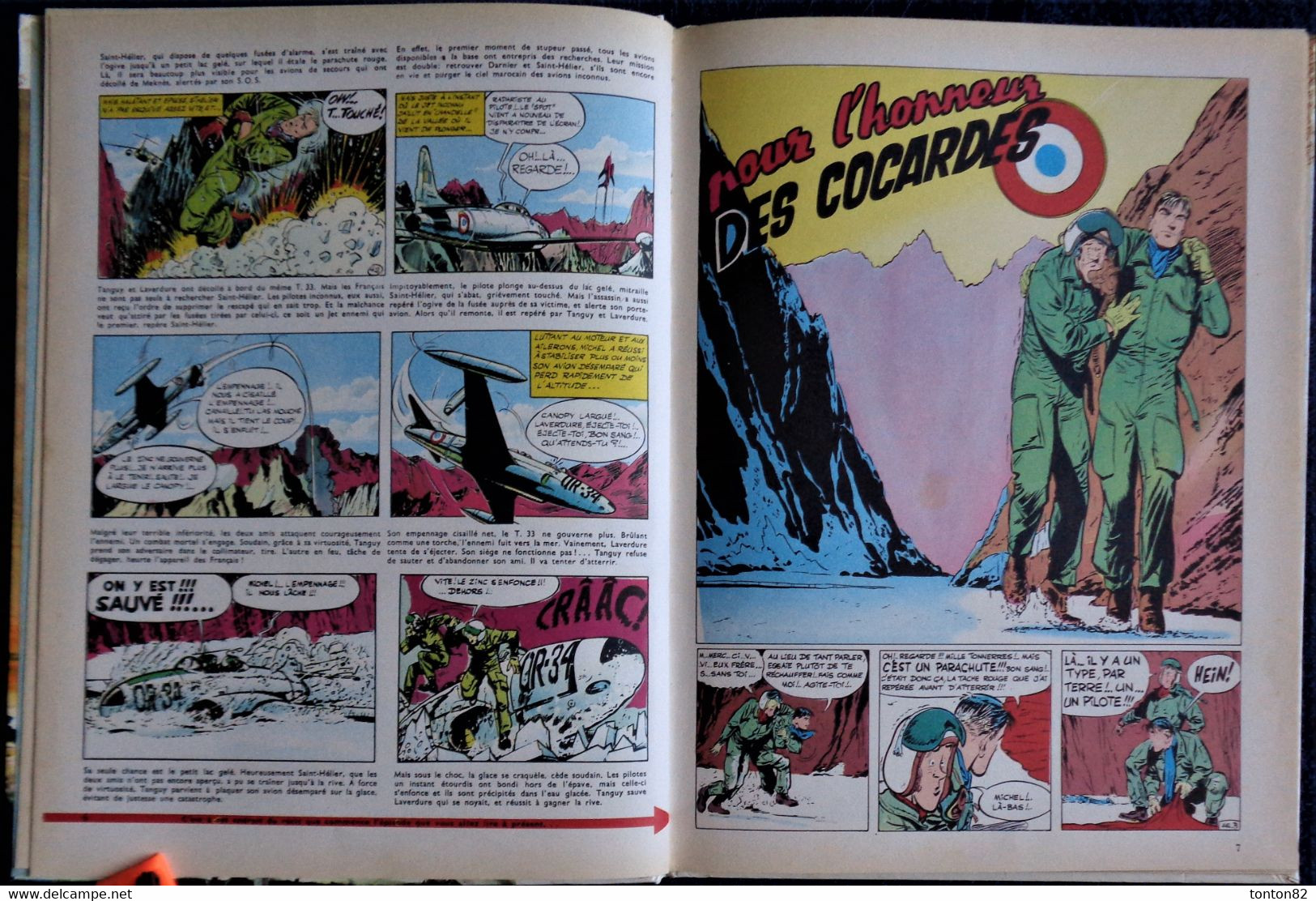 Charlier / Uderzo - Tanguy Et Laverdure - Pour L' Honneur Des Cocardes - Dargaud - ( 1980 ) . - Tanguy Et Laverdure