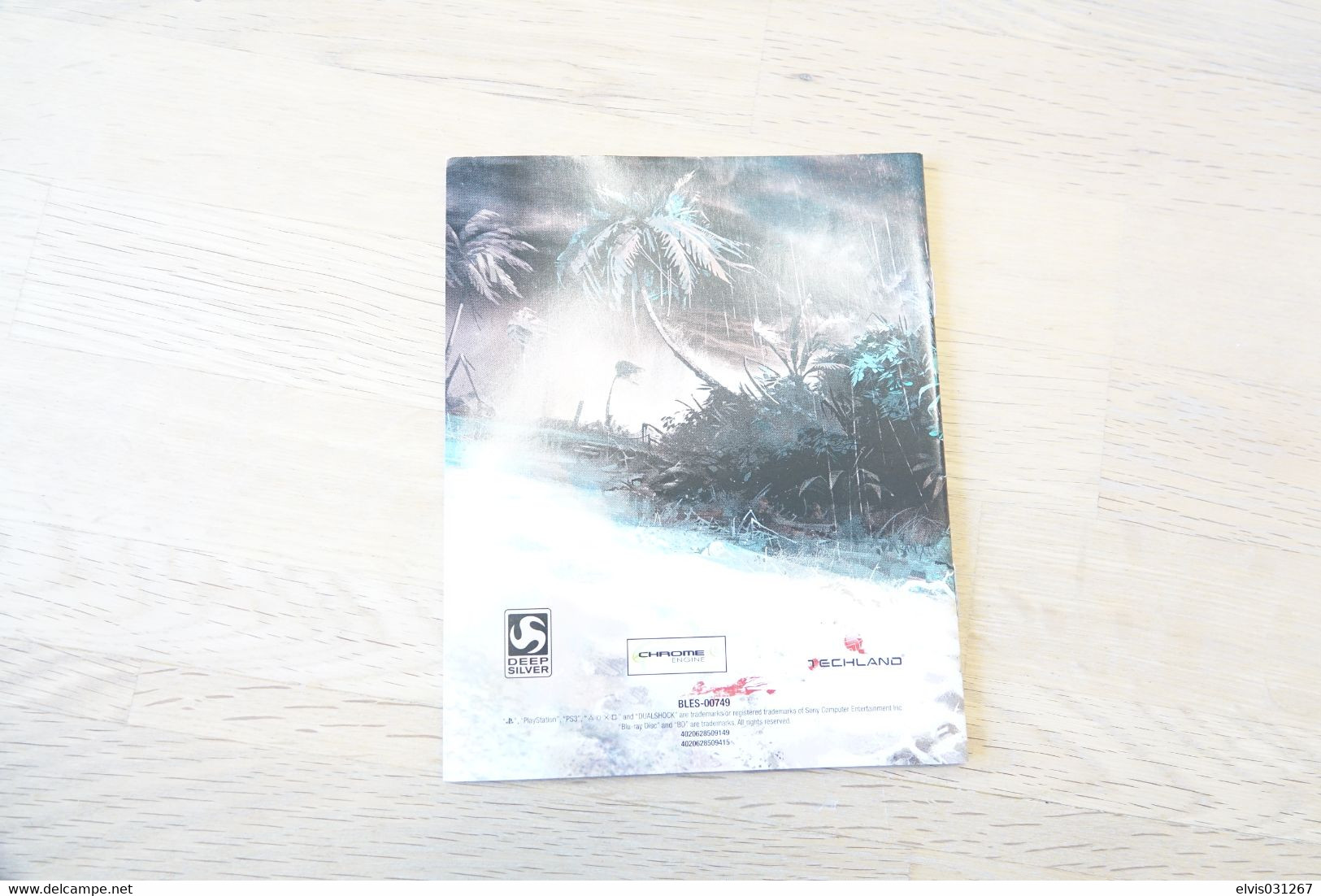 SONY PLAYSTATION THREE PS3 : MANUAL : DEAD ISLAND - Littérature & Notices