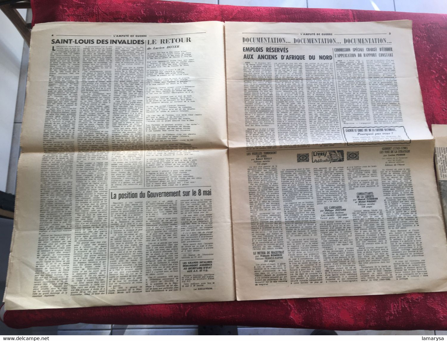 Journal: 1978-☛L'Amputé De Guerre-☛ Organe Fédération Amputés De France Revues & Journaux Après 1945 Français - Francese