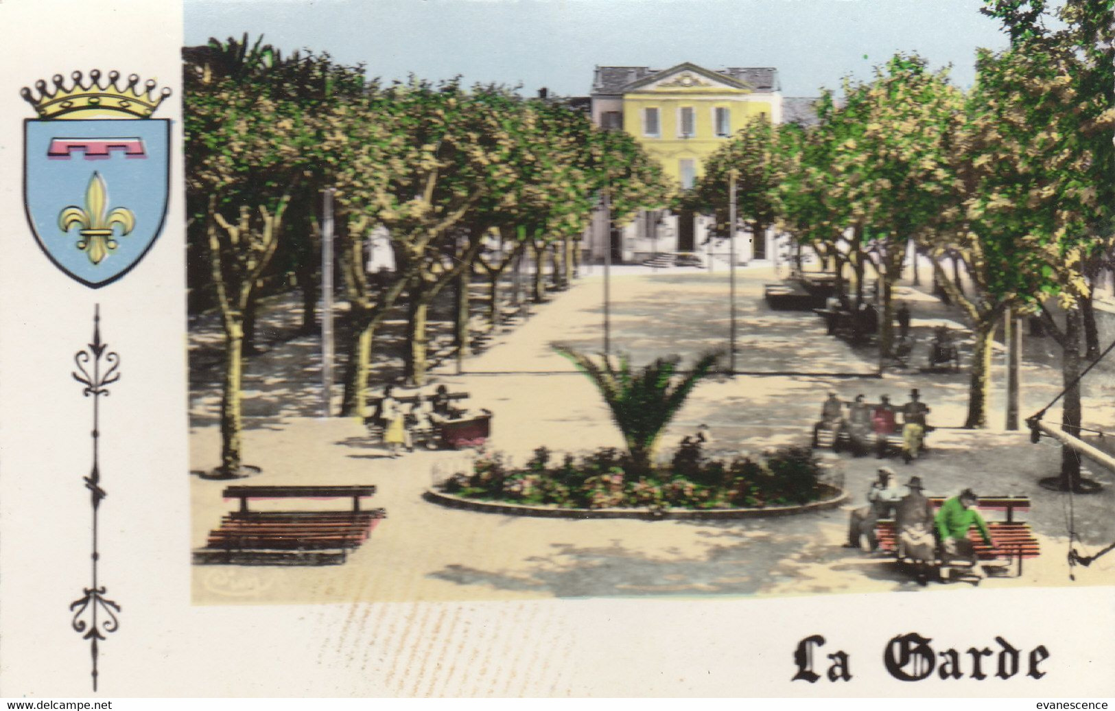 83 : La Garde: Place De La République  : SM Petit Format   ///  Réf. Fév. 23  /  N° 24.810 - La Garde Freinet