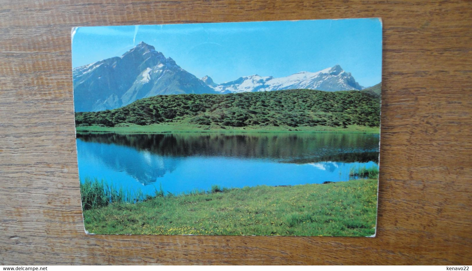 Suisse , Unterer Pascuminersee , Bei Obertschappina Am Heinzenberg , Mit Piz Beverin "" Beaux Timbres "" - Bever