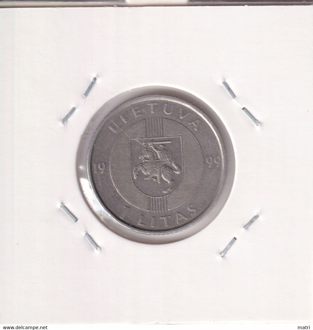 Lithuania 1 Litas 1999 Baltic Way Km#117 - Litauen