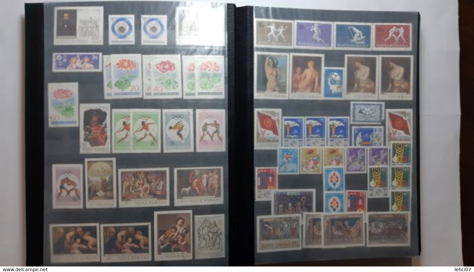 ROUMANIE Intéressante collection importante, d’environ 2 080 timbres