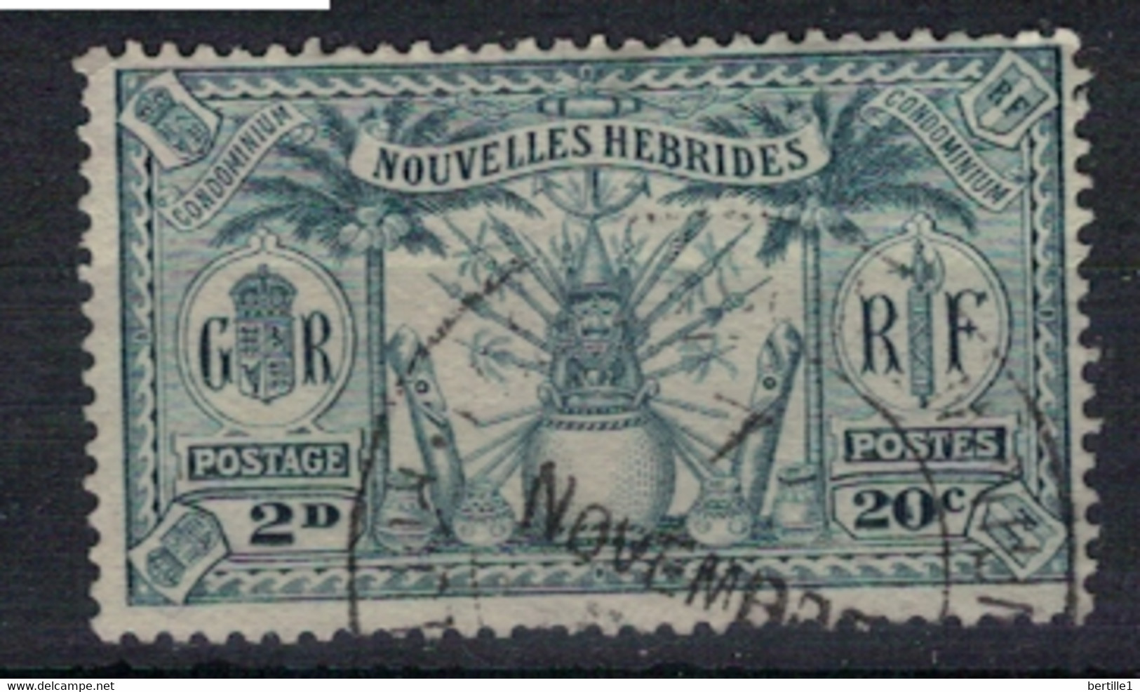 NOUVELLES HEBRIDES             N°  YVERT  82 OBLITERE     ( OB    06/ 27 ) - Used Stamps