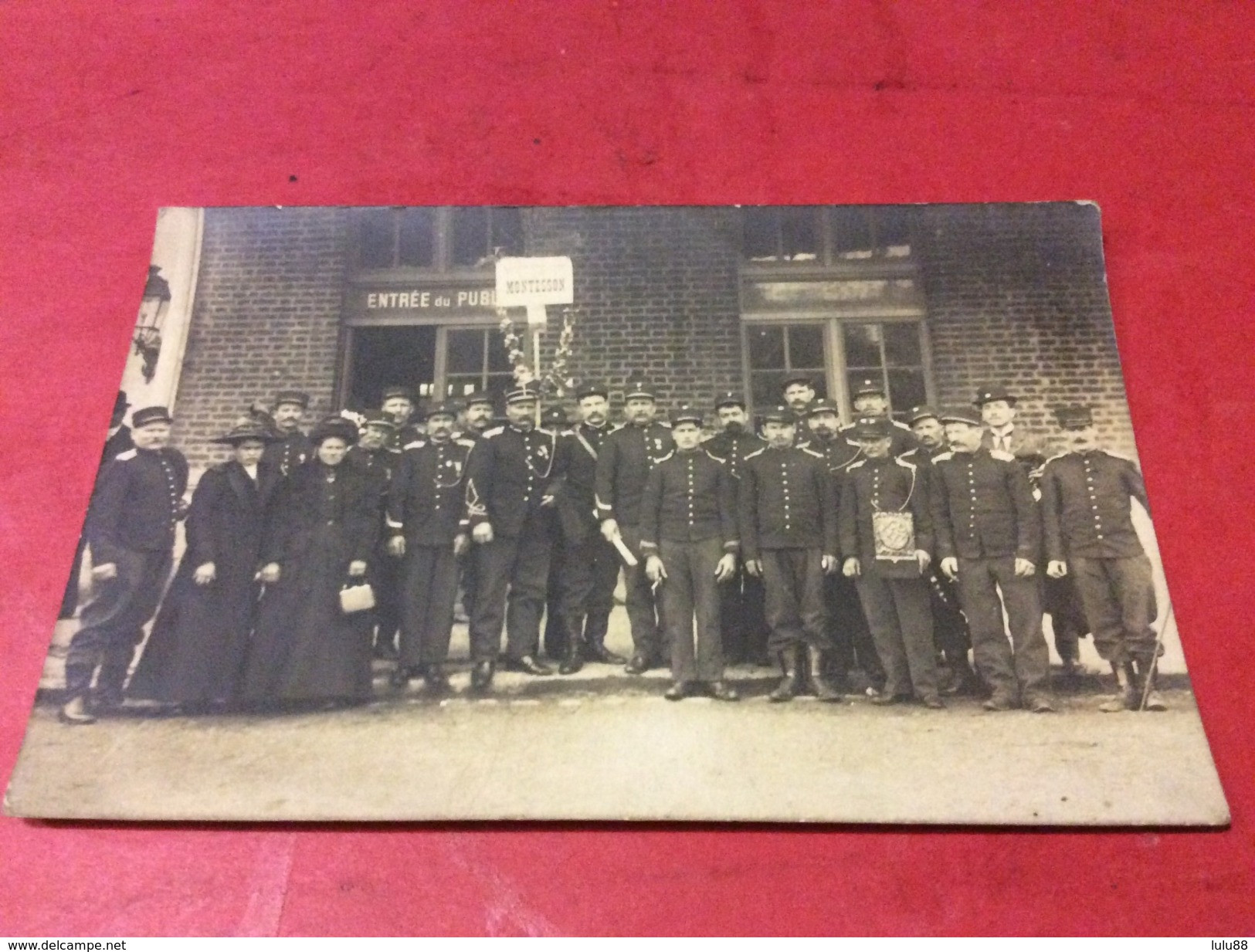 ⭕️ MONTESSON.  Pompiers  LOT DE 2    Carte Photo. - Montesson