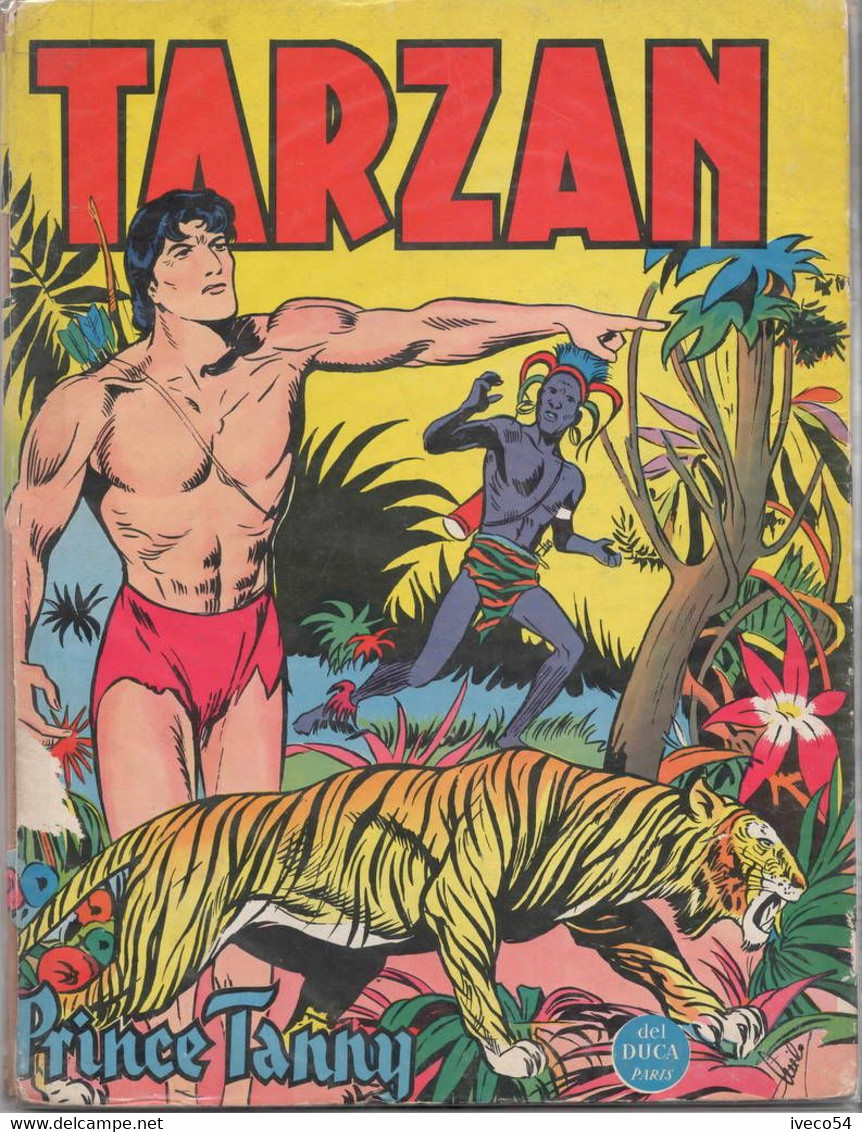 1956 , Tarzan  " Prince Tanny  "   édition De Luca - Tarzan