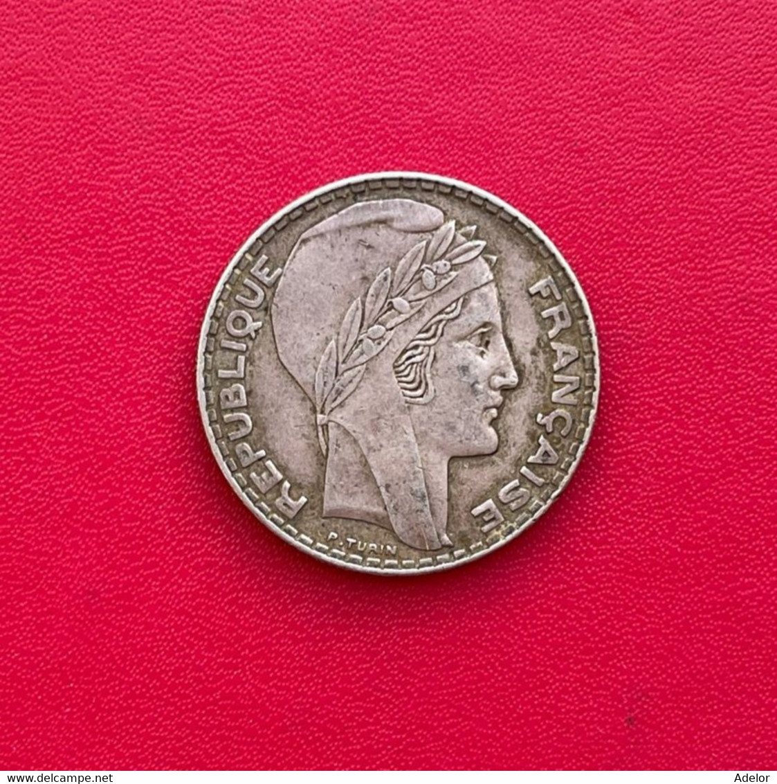Belle Monnaie Argent De 20 Francs Turin 1937 - 20 Francs (or)