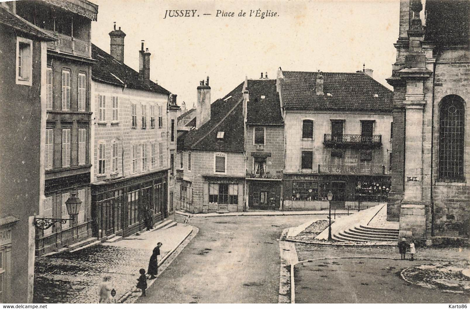 Jussey * La Place De L'église * Quincaillerie - Jussey