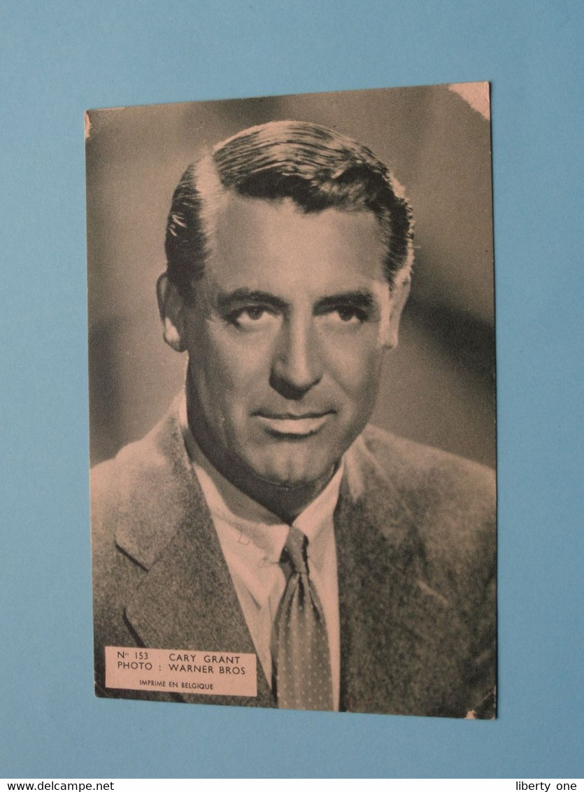 CARY GRANT ( Warner Bros - N° 153 ) Imp. Belgique / CINEMA Des FAMILLES ( PUBLESCA ) ! - Cinema Advertisement