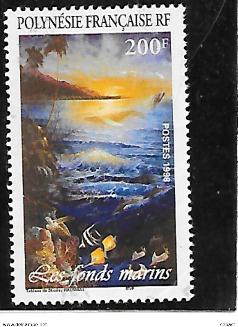 TIMBRE OBLITERE DE POLYNESIE DE 1998 N° YVERT 570 - Oblitérés