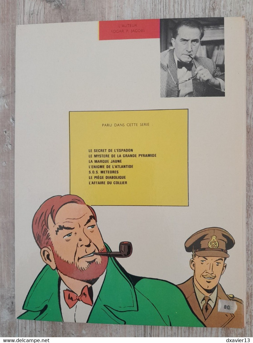 Bande Dessinée Dédicacée -  Blake Et Mortimer 5 - La Marque Jaune (1970) - Widmungen