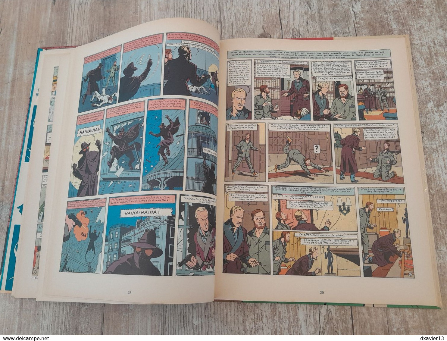 Bande Dessinée Dédicacée -  Blake et Mortimer 5 - La Marque Jaune (1970)