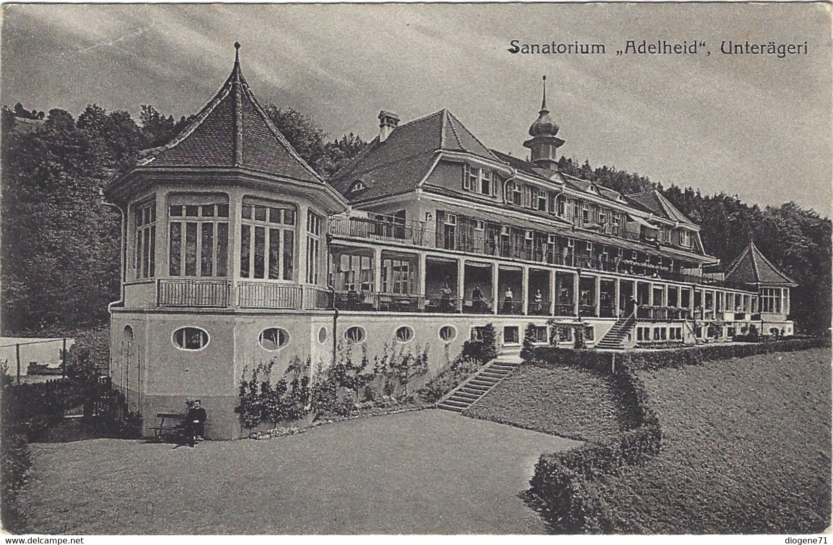 Sanatorium Adelheid Unterägeri 1919 Belebt - Unterägeri