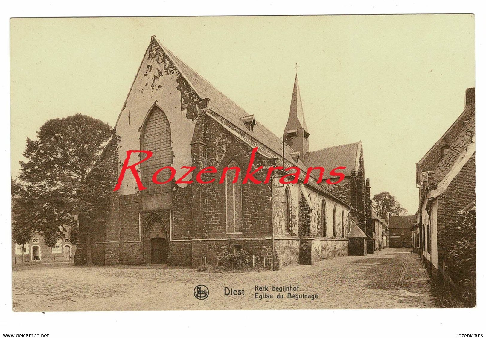 Diest Het Begijnhof Kerk Eglise De Beguinage (In Zeer Goede Staat) - Diest