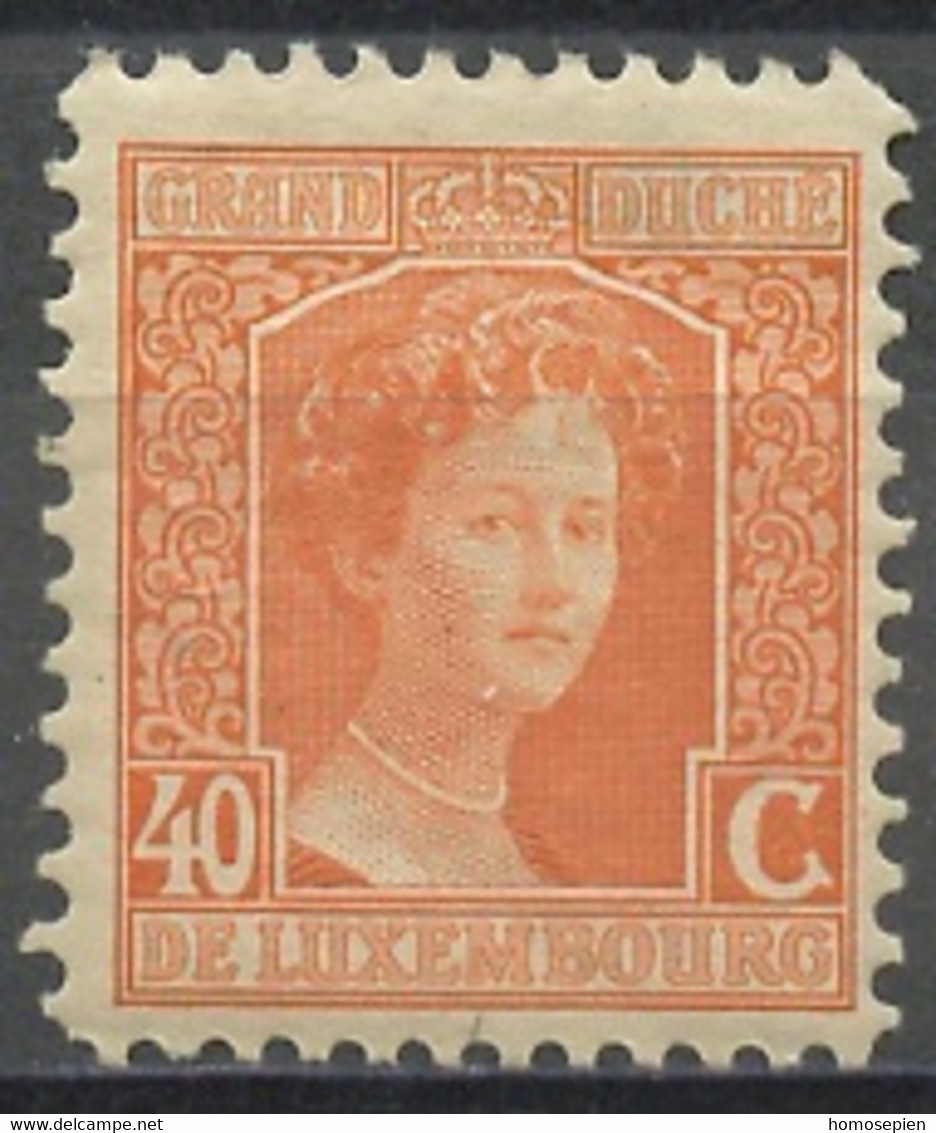 Luxembourg - Luxemburg 1914-20 Y&T N°103 - Michel N°100 * - 40c Grande Duchesse Marie Adélaïde - 1914-24 Maria-Adelaide