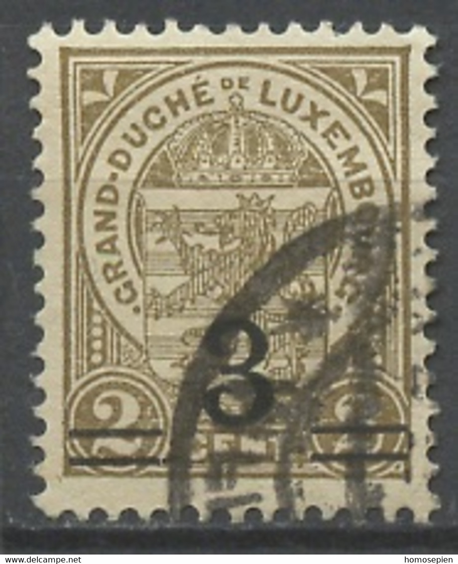 Luxembourg - Luxemburg 1916-24 Y&T N°111 - Michel N°108 (o) - 3cs10c Armoirie - 1907-24 Abzeichen